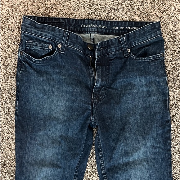 Calvin Klein Women’s Jeans Indigo Straight Leg Size 10 (31) The Perfect Jean - Picture 3 of 8